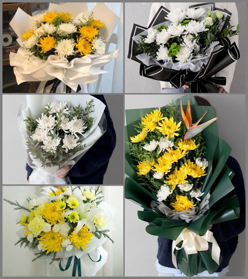 安徽芜湖市南陵县弋江镇蒲桥社区白事花束代送